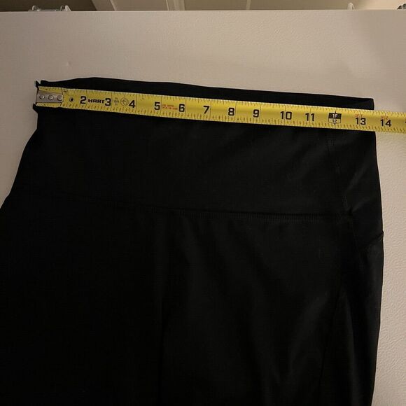 All In Motion Womens MEDIUM Black Active Compression Bike Shorts 7.5" - Picture 6 of 7